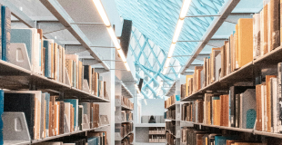 Bookshelves at Seattle Public Library