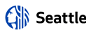 City of Seattle logo icon in white with black text.