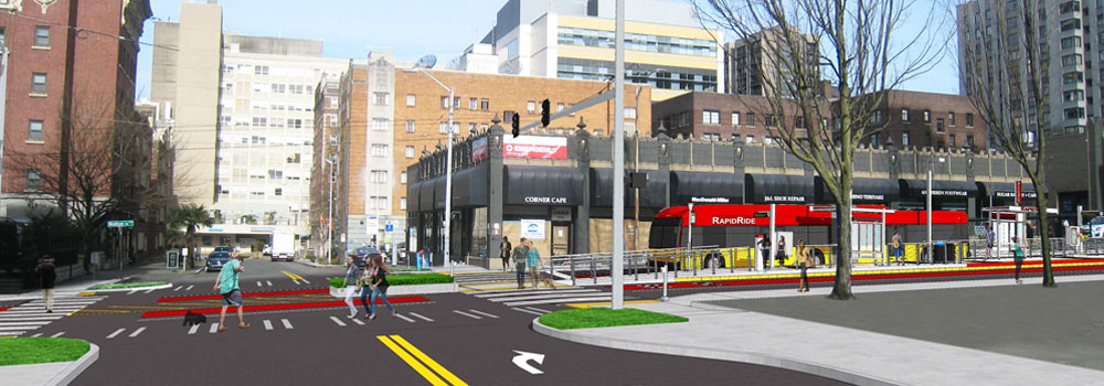 Rendering at Madison St and Terry Ave 