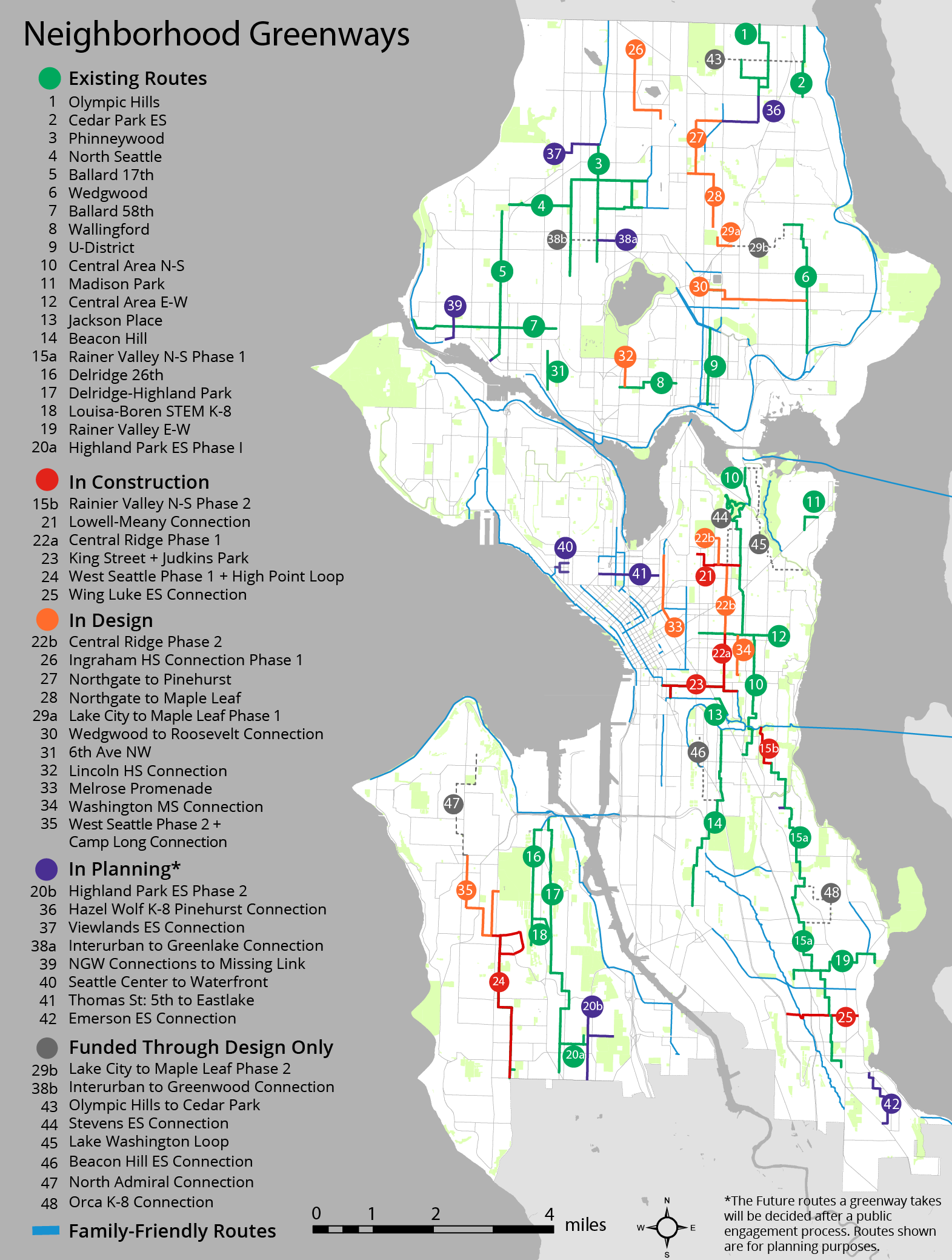 Neighborhood Greenways Transportation Seattle Gov