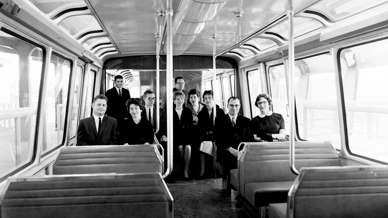 Monorail interior, 1962