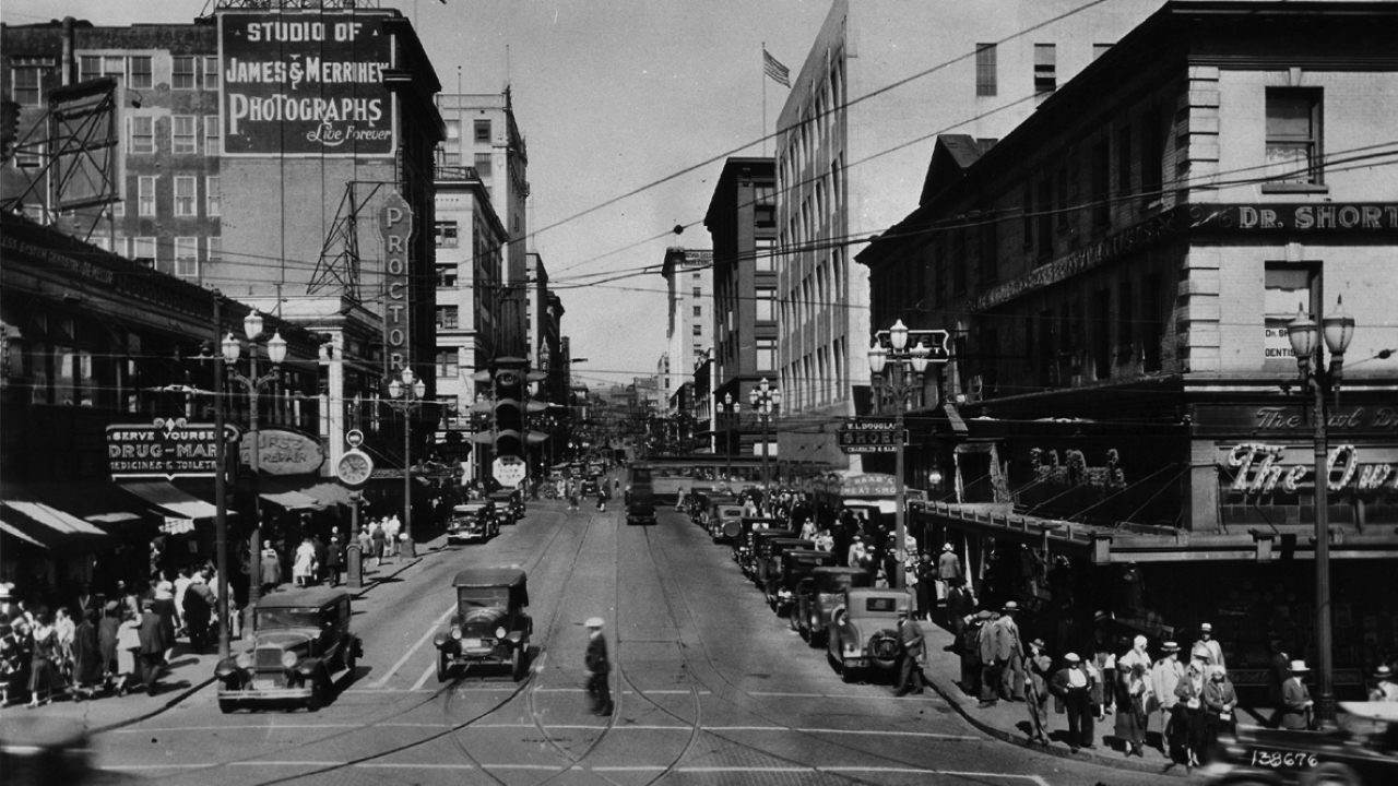 First and Pike, 1930