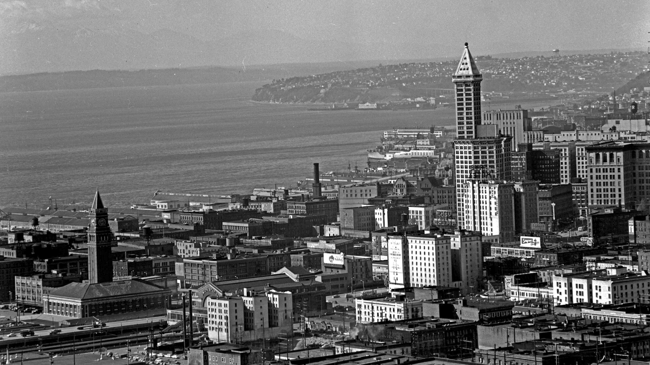 Downtown Seattle, 1954