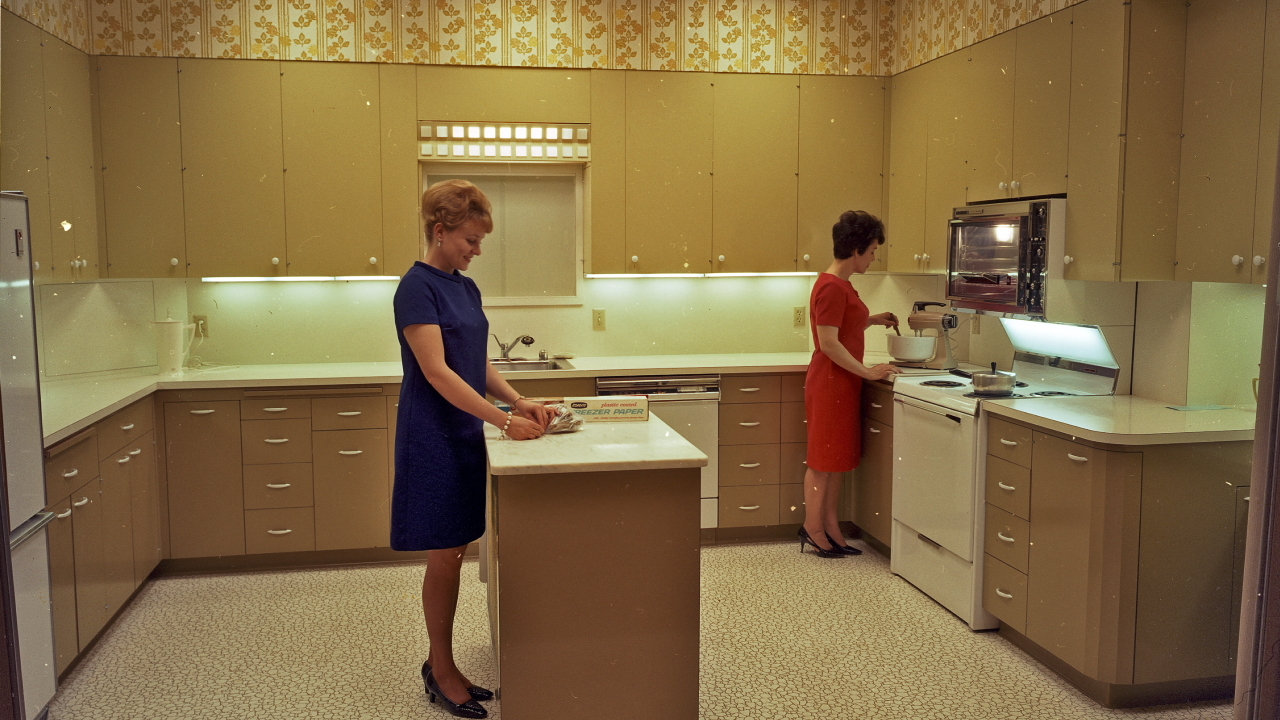 City Light home economists in kitchen, 1968