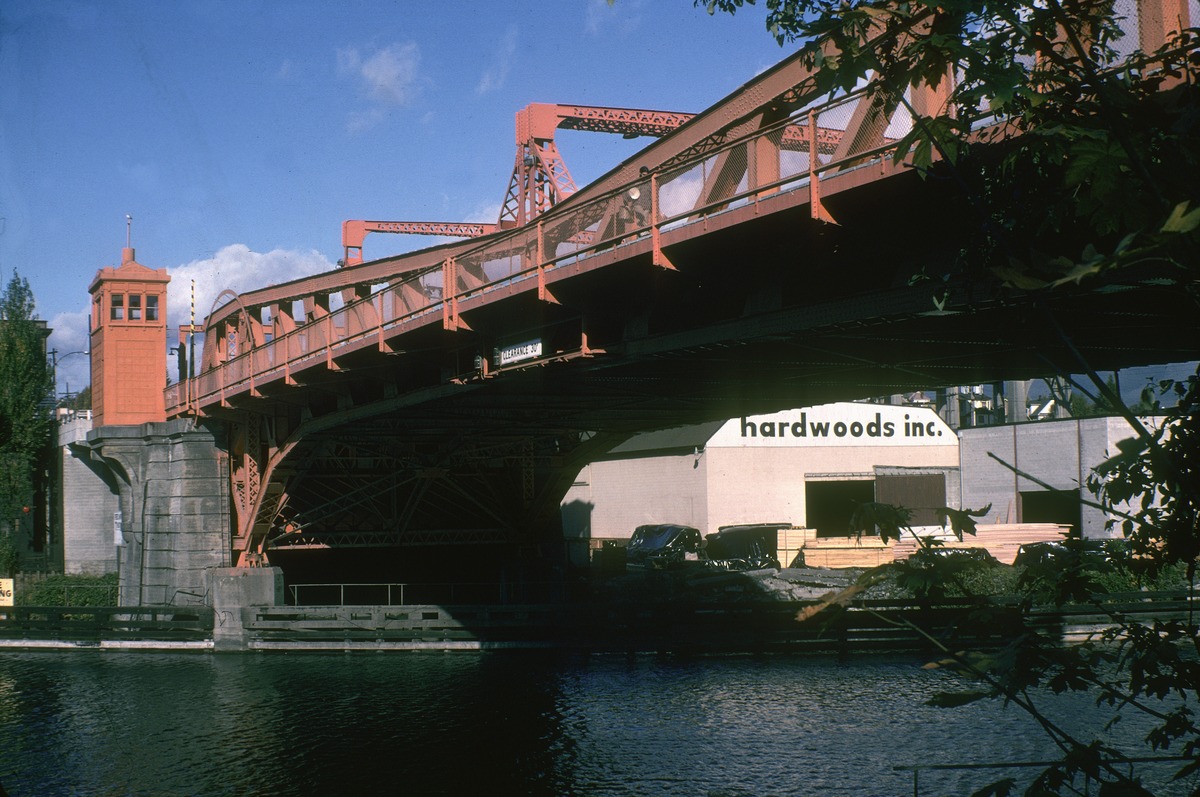 Fremont Bridge. hardwoods inc