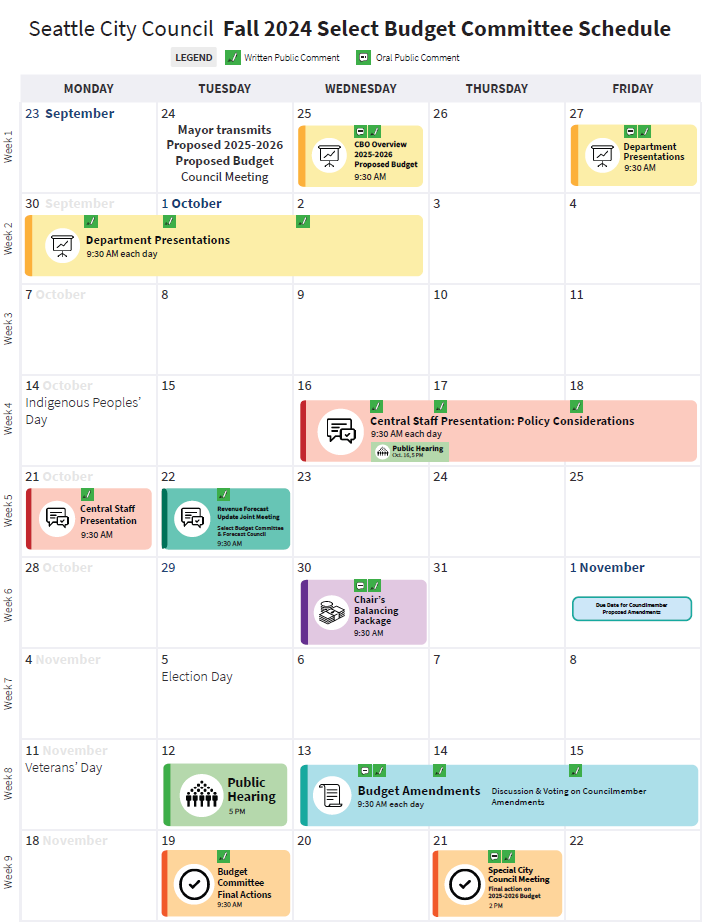 Calendar form
