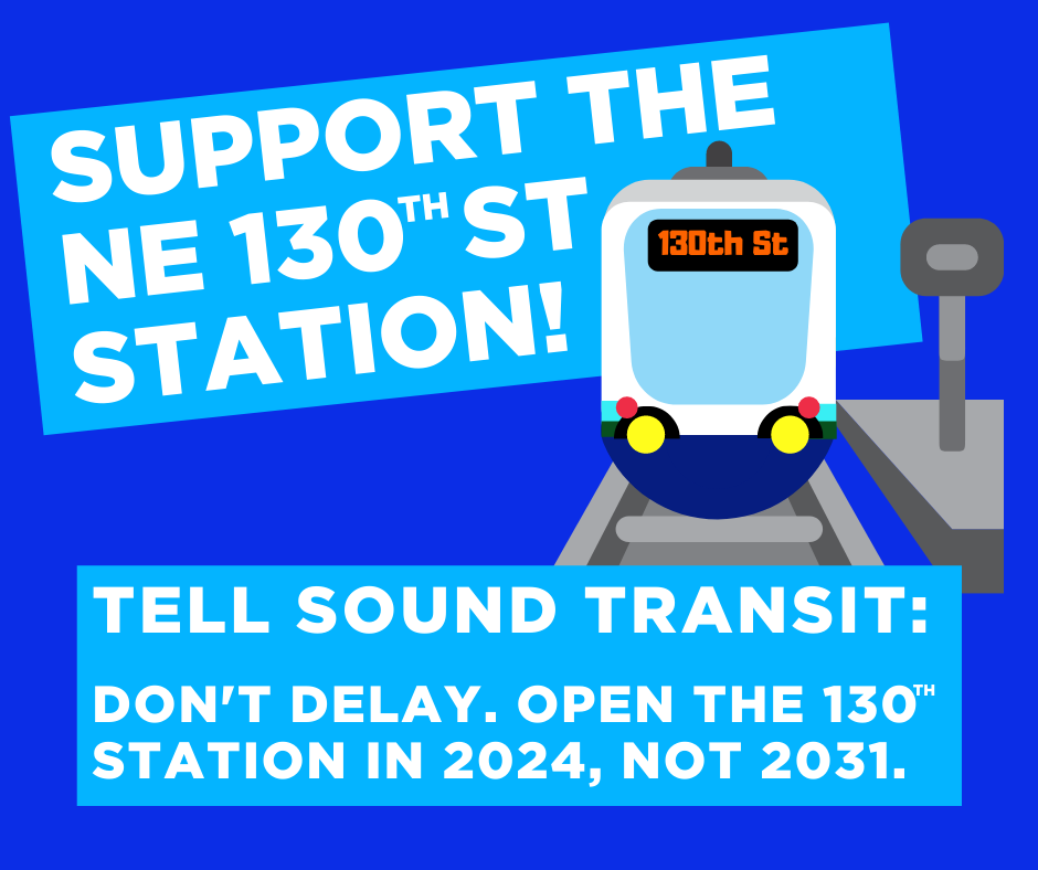 Support the NE 130th St Station