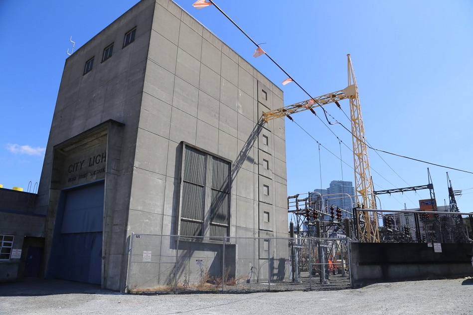 Exterior of the Broad Street Substation