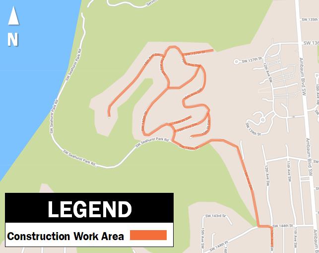 Hurstwood Cable Replacement Construction Project Map