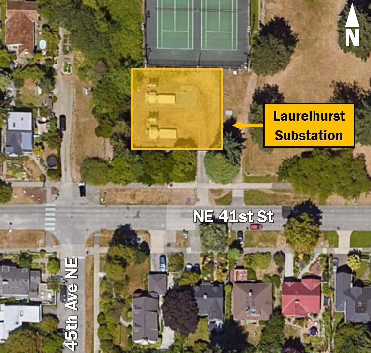 location of Laurelhurst Substation