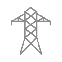 Graphic of a power transmission tower