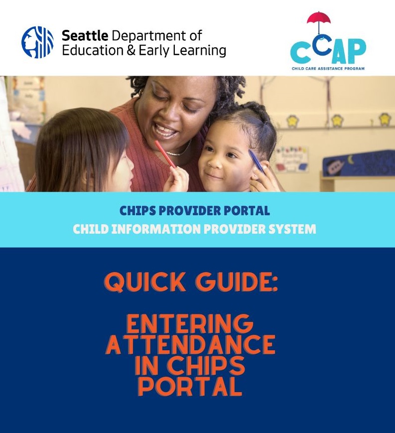 CHIPS Quick Guide for Logging Attendance