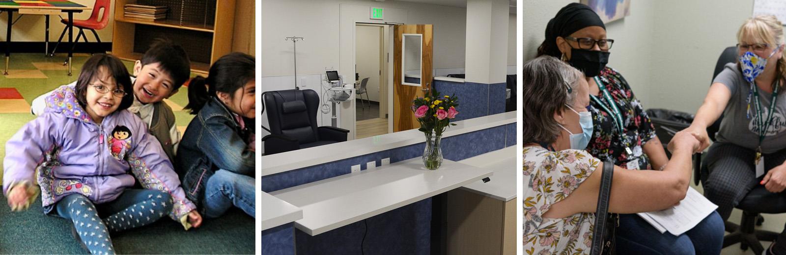 Photos of examples of HUD recipients and grantees.