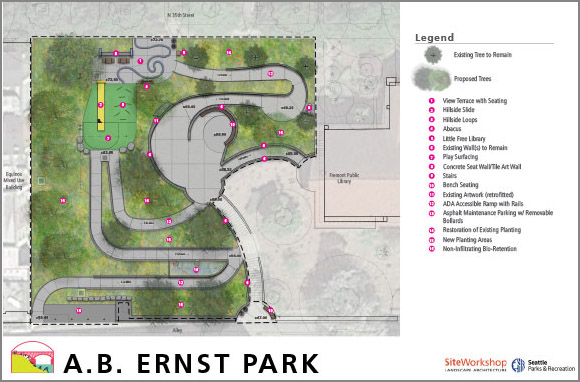 Thumbnail image of A.B.Ernst Site Plan which links to PDF file of same