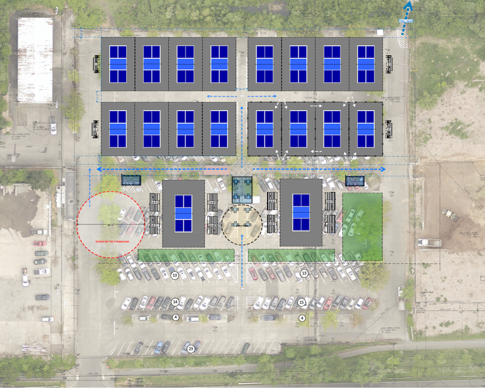 Magnuson Pickleball Courts Conceptual Design