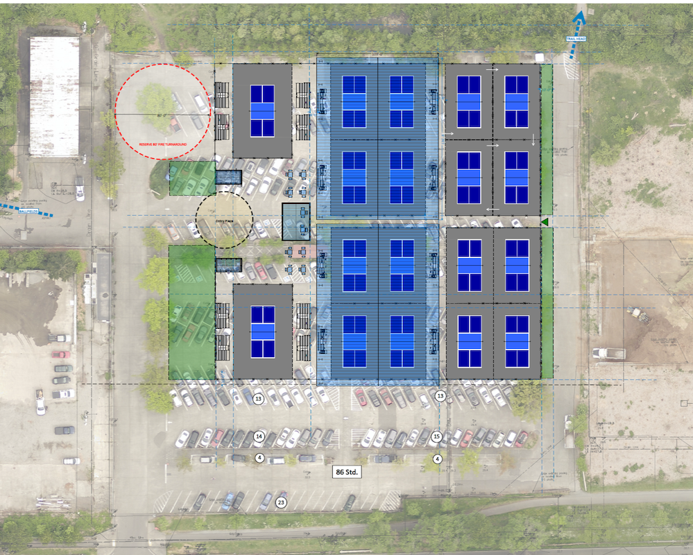 Magnuson Pickleball Courts Conceptual Design