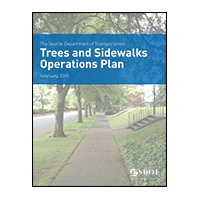 Trees and Sidewalks Plan cover