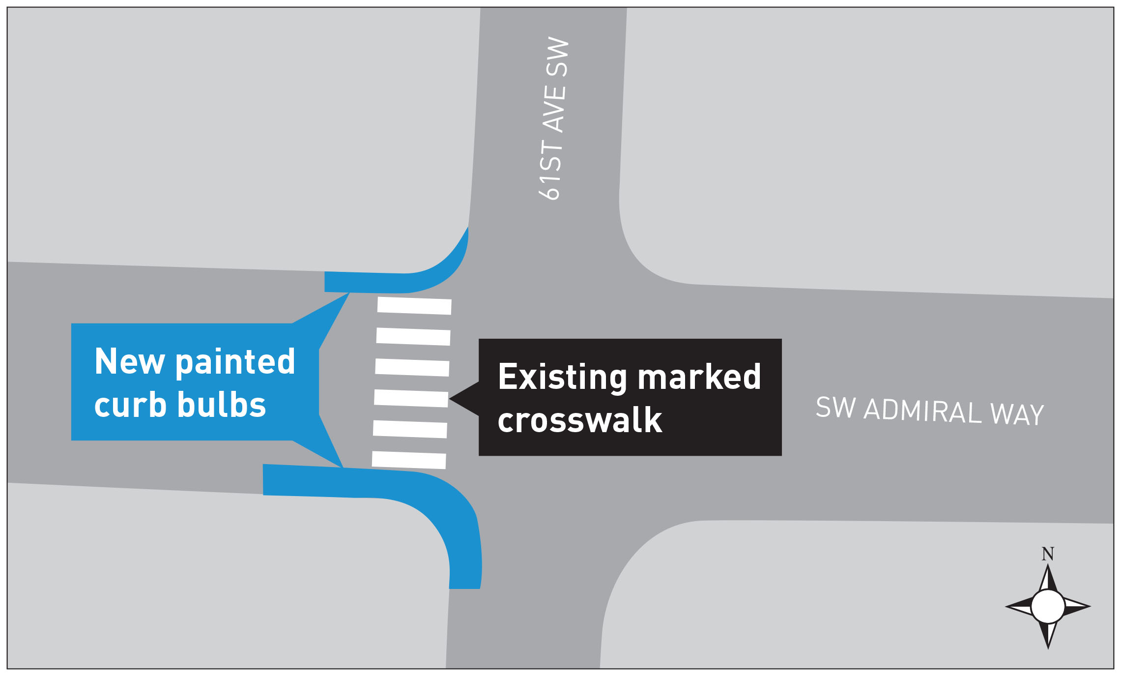 61st Ave SW map