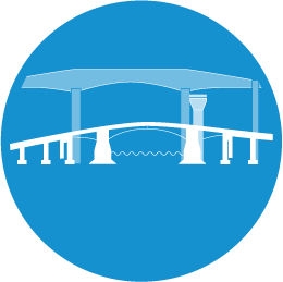 Low bridge projects icon