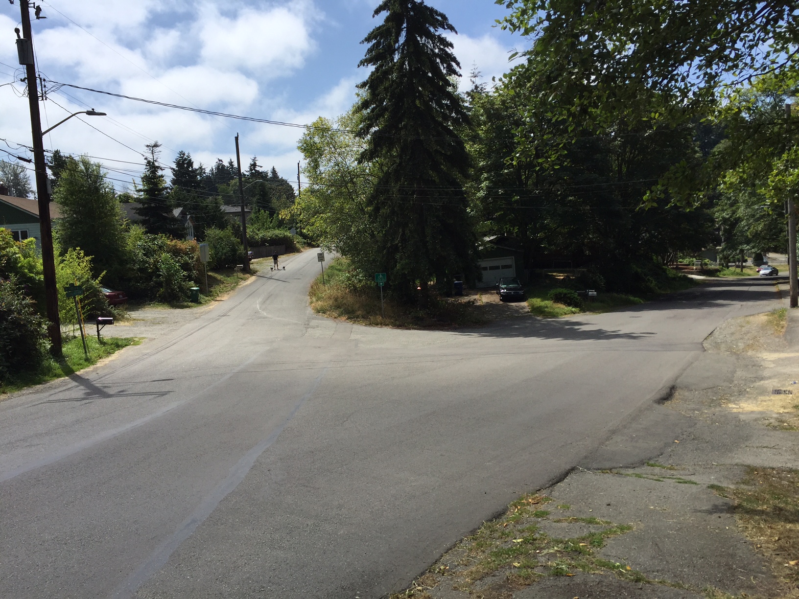 Intersection of 18th Ave SW and SW Orchard before improvements