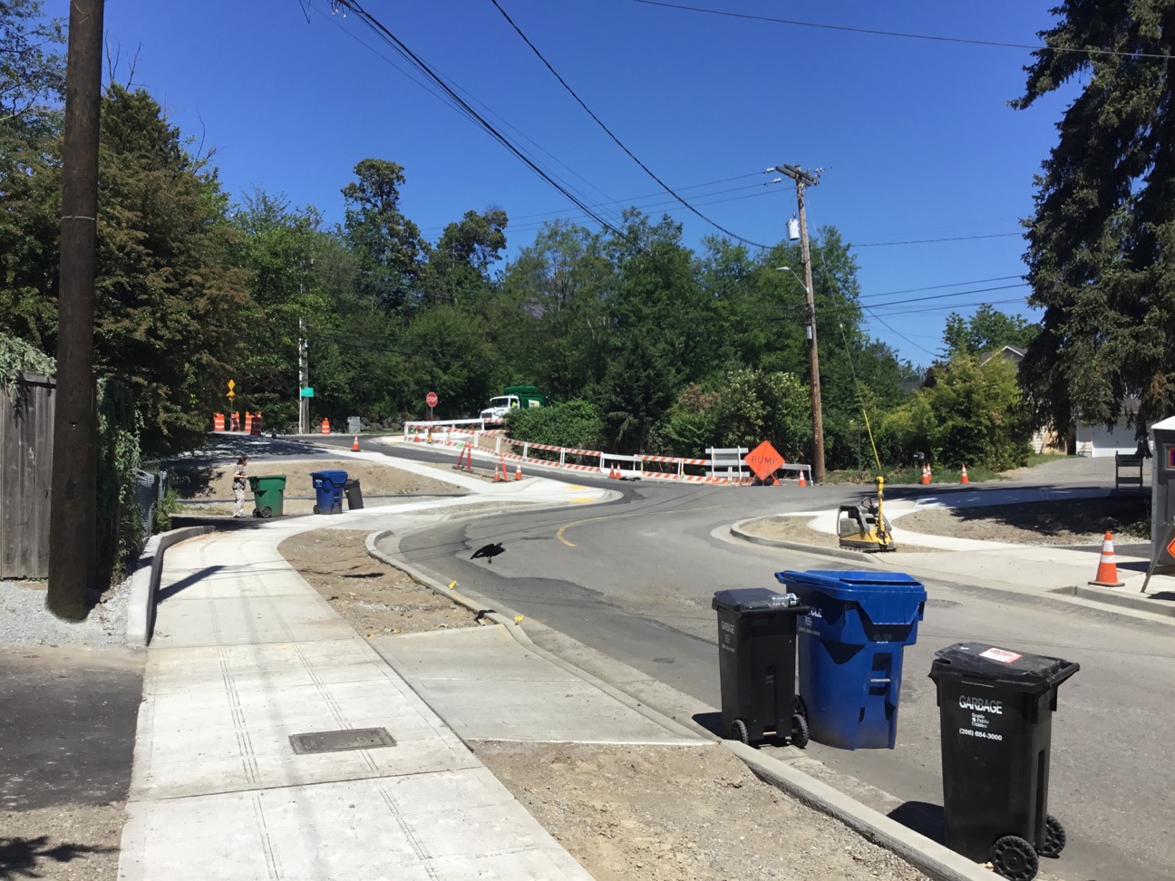 Intersection of 18th Ave SW and SW Orchard after improvements