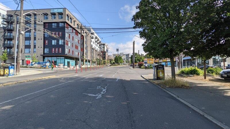 Image shows the conditions at 12th Ave S and S Main St
