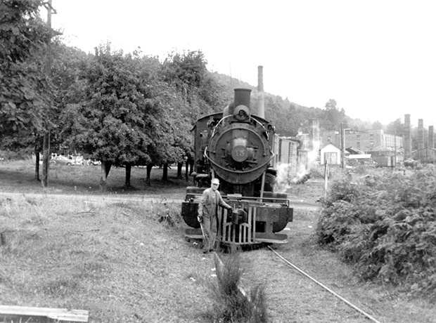 Historical photo of a locamotive