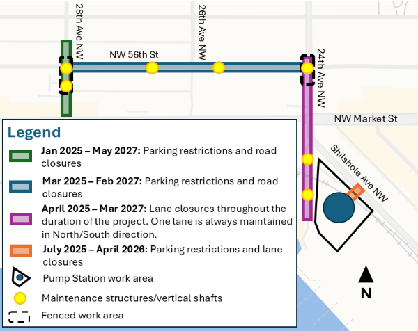 Map of Ballard project area.