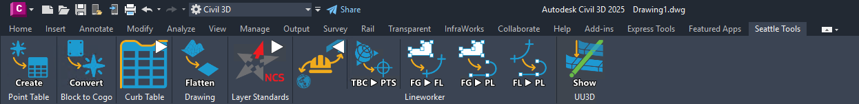 Expanded Lineworker ribbon for Seattle Tools