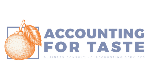 An orange and text to the right side that read, "Accounting for Taste"