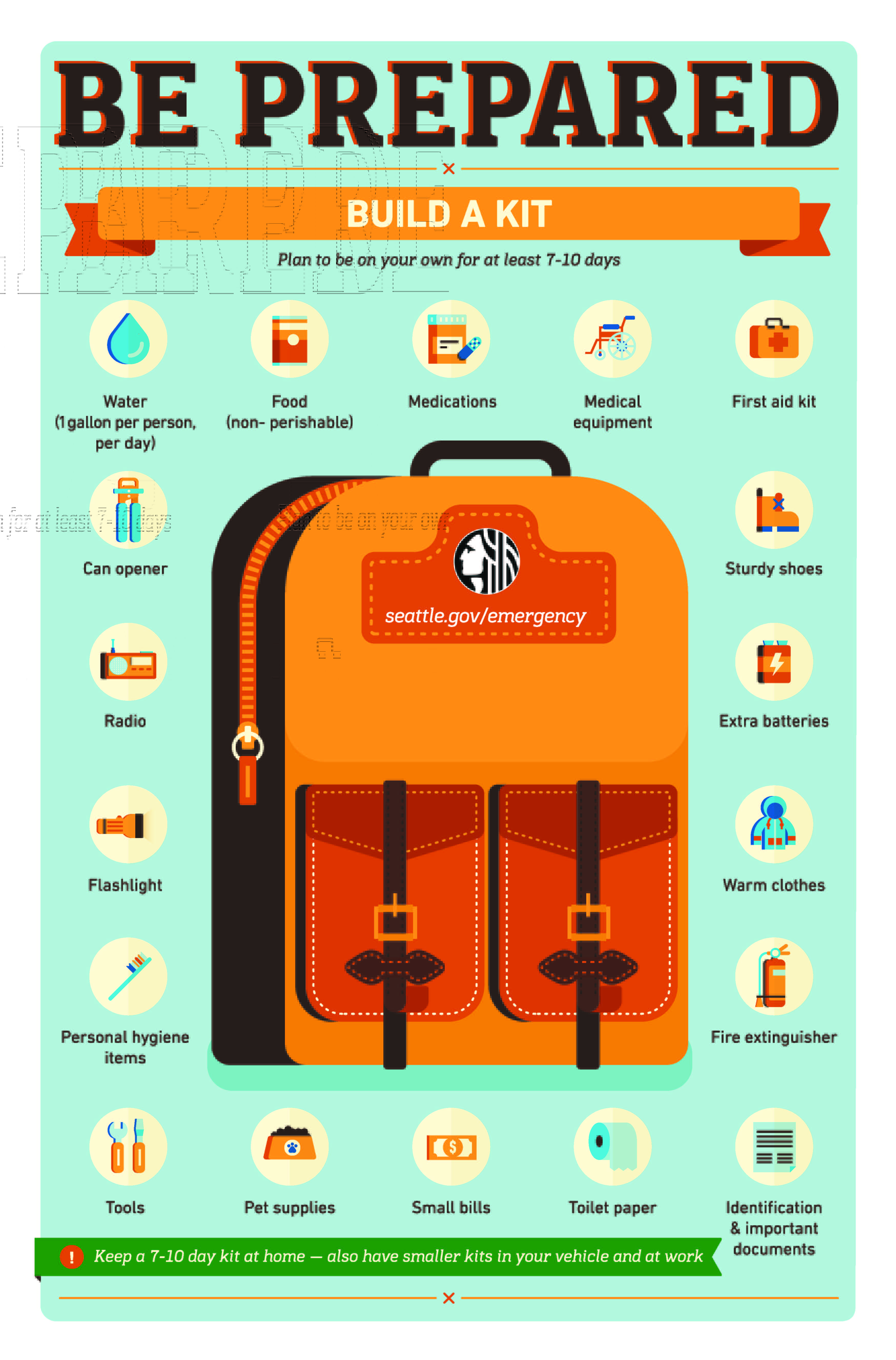 Build a Personal Go Bag - Sonoma County Emergency and Preparedness  Information