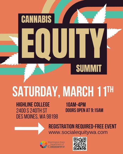 Cannabis Equity Summit March 11 at Highline College