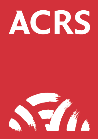 The red and white ACRS Logo