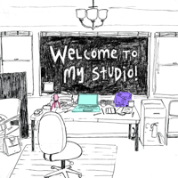 Black and white sketch of the interior of the Fremont Bridge tower, clickable items are colored.