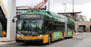 Electric Bus - Photo taken by Seattle City Light staff.