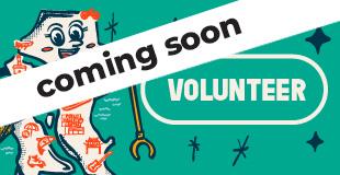 green background with text reads Volunteer 