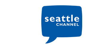 Blue text bubble with the words Seattle Channel inside