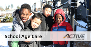 School Age Care, register on Active Net