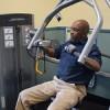 Man using the chest press machine at Rainier Beach Community Center