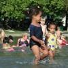 Children in the Green Lake Park wading pool