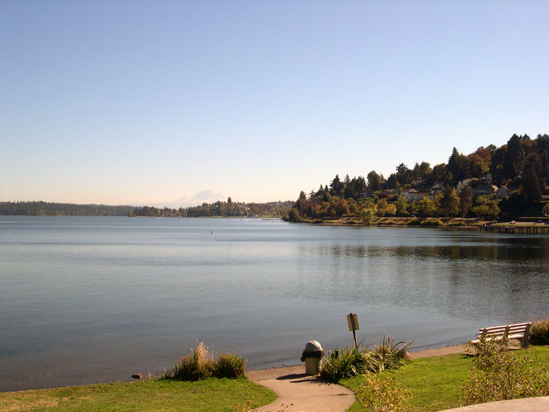 Colman Park path and beach