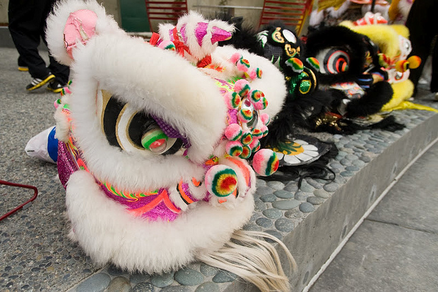 International Childrens Park dragon dancers