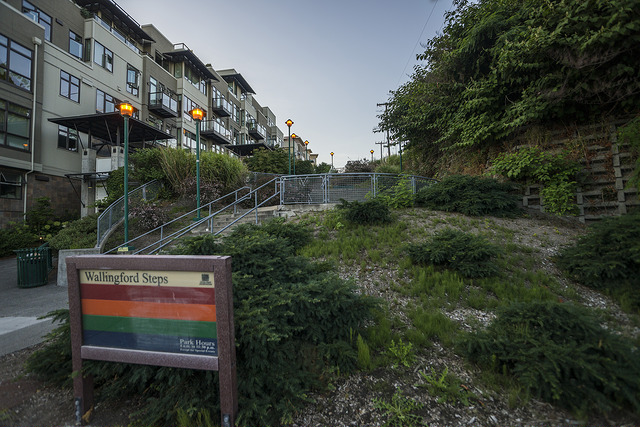 Wallingford Steps sign
