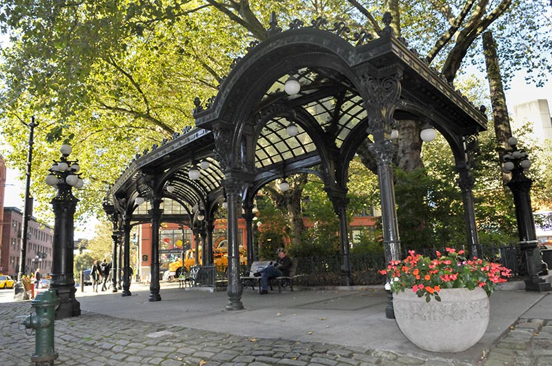 Pergola in Pioneer Square