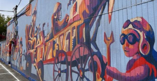 Northern Lights Mural